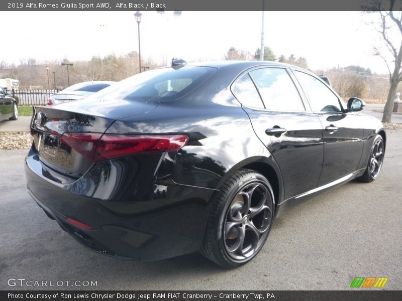 Alfa Black / Black 2019 Alfa Romeo Giulia Sport AWD
