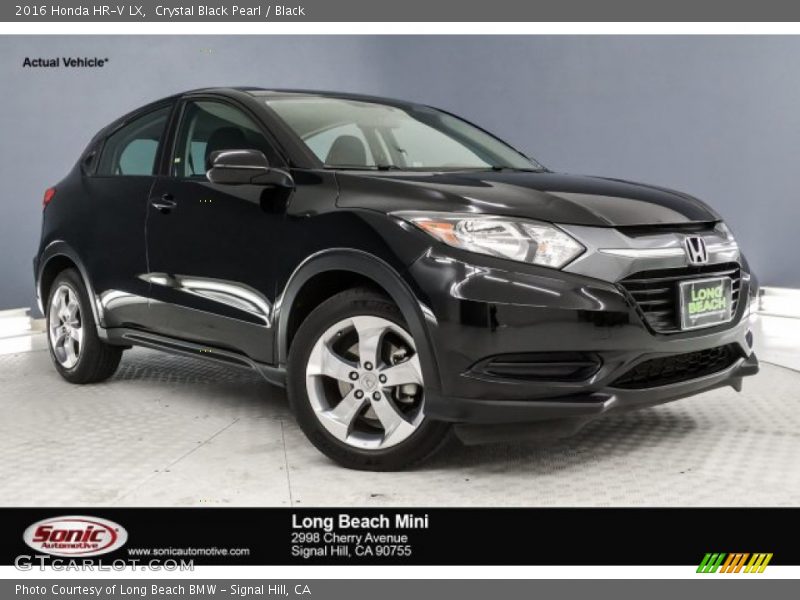 Crystal Black Pearl / Black 2016 Honda HR-V LX