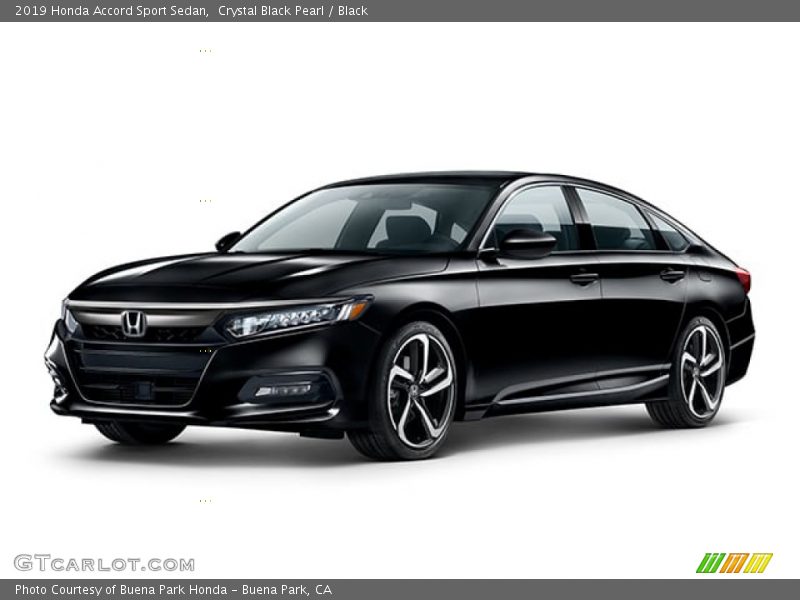 Crystal Black Pearl / Black 2019 Honda Accord Sport Sedan