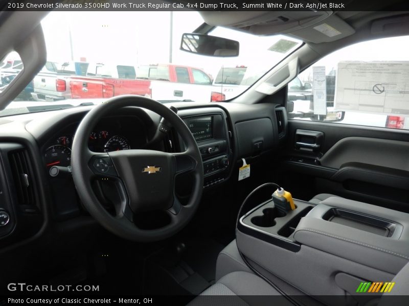 Summit White / Dark Ash/Jet Black 2019 Chevrolet Silverado 3500HD Work Truck Regular Cab 4x4 Dump Truck