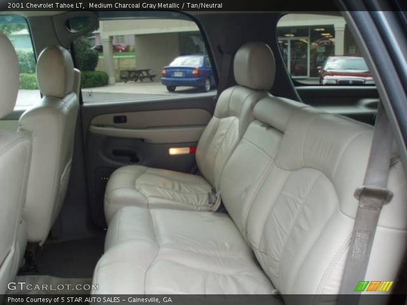 Medium Charcoal Gray Metallic / Tan/Neutral 2001 Chevrolet Tahoe LT