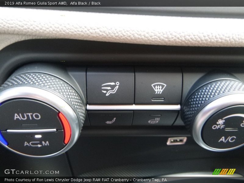 Alfa Black / Black 2019 Alfa Romeo Giulia Sport AWD