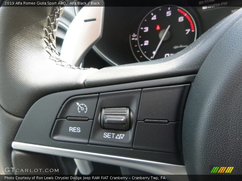 Alfa Black / Black 2019 Alfa Romeo Giulia Sport AWD