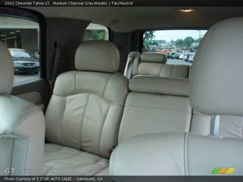 Medium Charcoal Gray Metallic / Tan/Neutral 2001 Chevrolet Tahoe LT