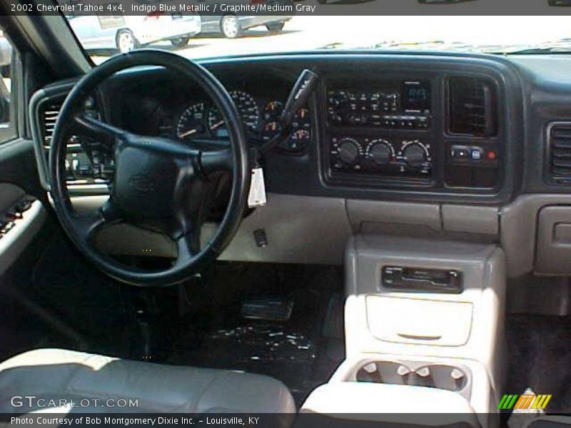 Indigo Blue Metallic / Graphite/Medium Gray 2002 Chevrolet Tahoe 4x4