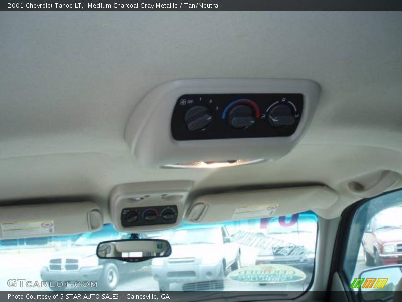 Medium Charcoal Gray Metallic / Tan/Neutral 2001 Chevrolet Tahoe LT