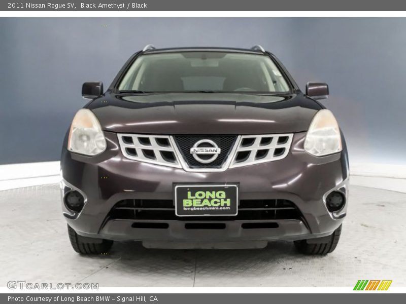 Black Amethyst / Black 2011 Nissan Rogue SV