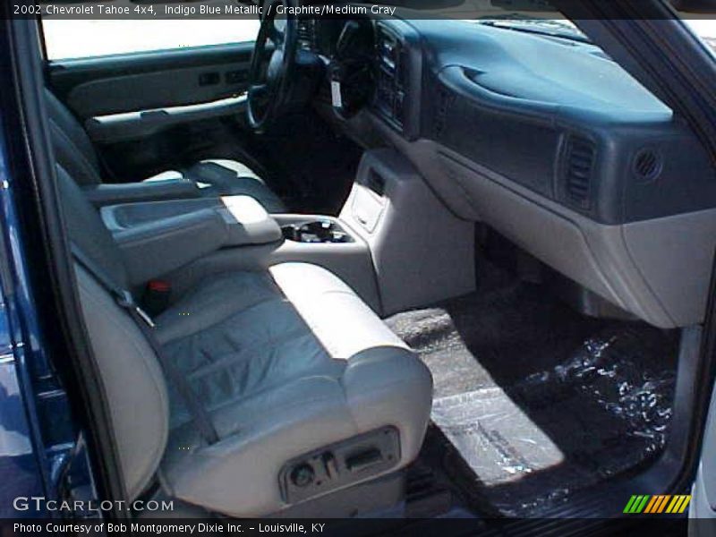 Indigo Blue Metallic / Graphite/Medium Gray 2002 Chevrolet Tahoe 4x4