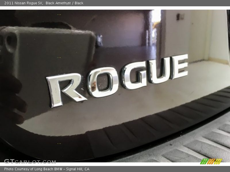 Black Amethyst / Black 2011 Nissan Rogue SV