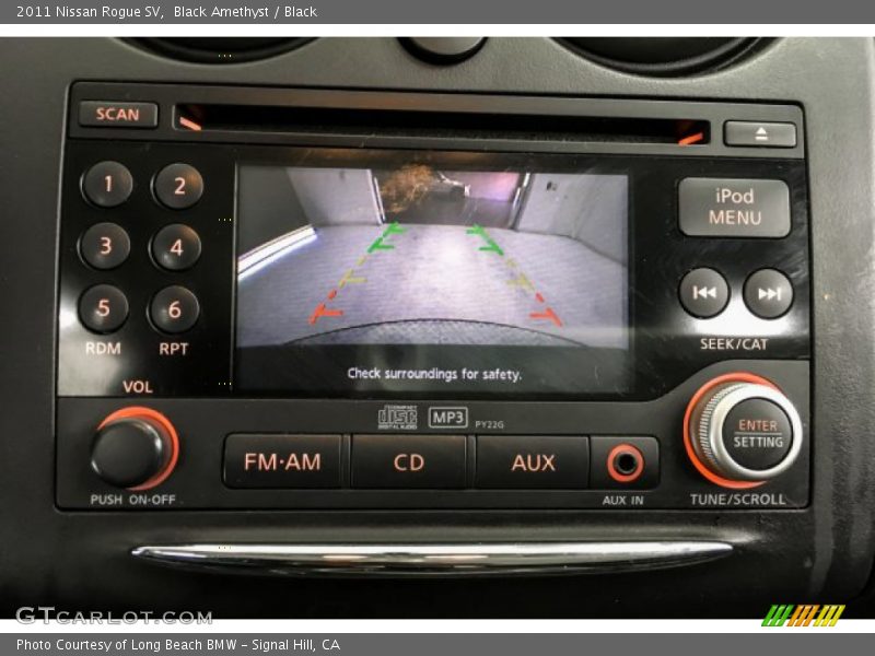 Black Amethyst / Black 2011 Nissan Rogue SV