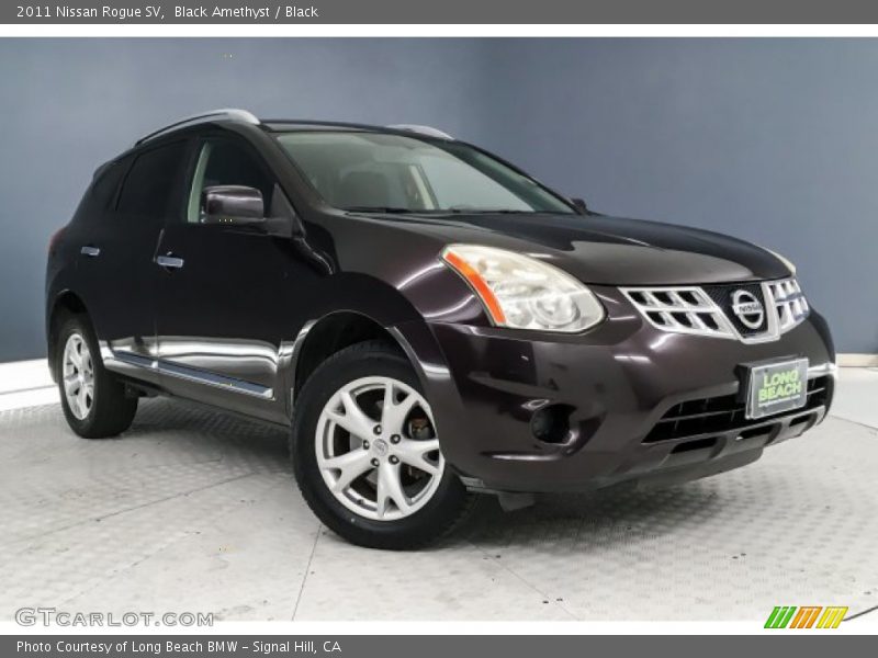Black Amethyst / Black 2011 Nissan Rogue SV