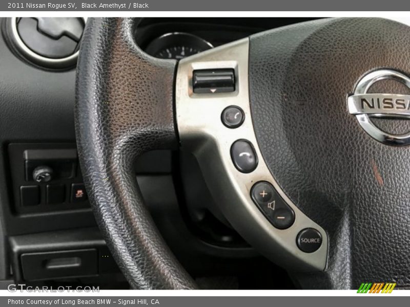 Black Amethyst / Black 2011 Nissan Rogue SV