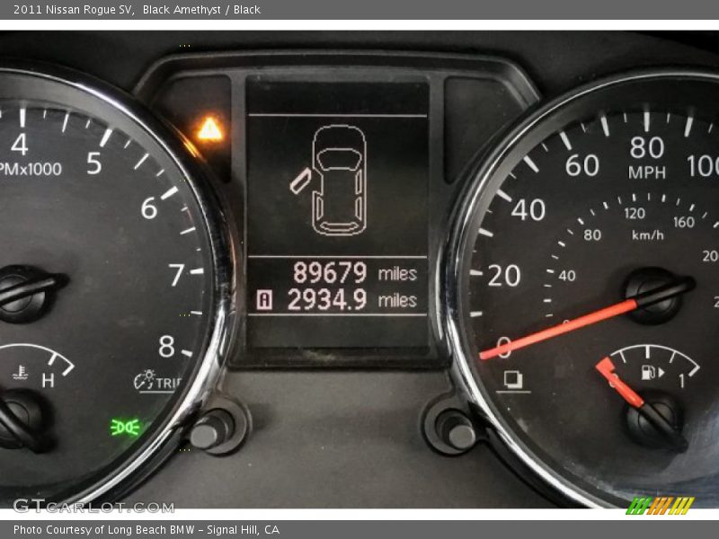 Black Amethyst / Black 2011 Nissan Rogue SV