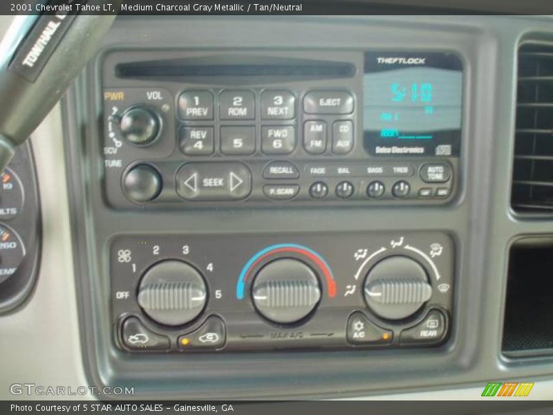 Medium Charcoal Gray Metallic / Tan/Neutral 2001 Chevrolet Tahoe LT