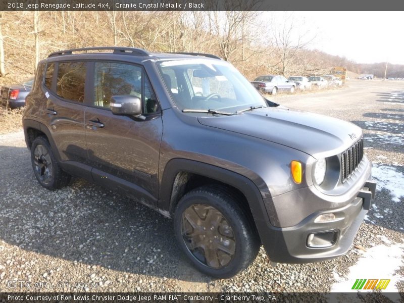 Granite Crystal Metallic / Black 2018 Jeep Renegade Latitude 4x4