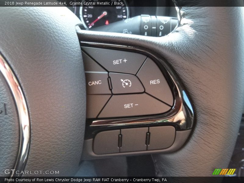 Granite Crystal Metallic / Black 2018 Jeep Renegade Latitude 4x4