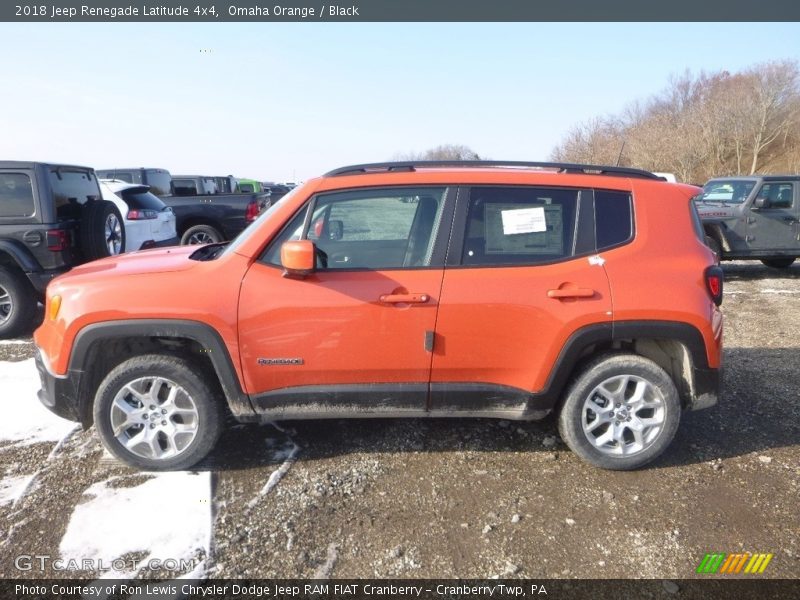 Omaha Orange / Black 2018 Jeep Renegade Latitude 4x4