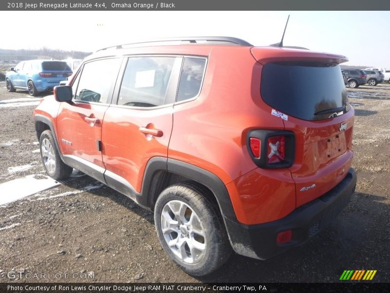 Omaha Orange / Black 2018 Jeep Renegade Latitude 4x4