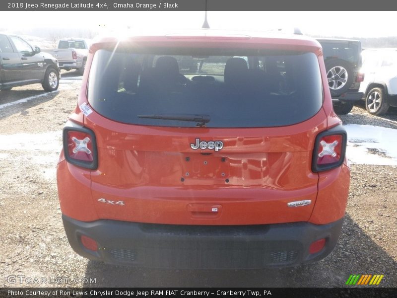 Omaha Orange / Black 2018 Jeep Renegade Latitude 4x4
