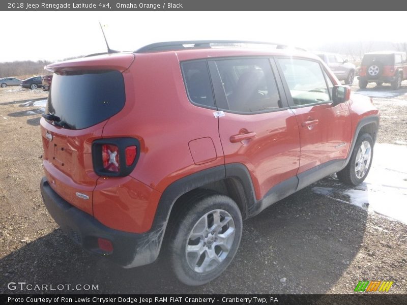 Omaha Orange / Black 2018 Jeep Renegade Latitude 4x4
