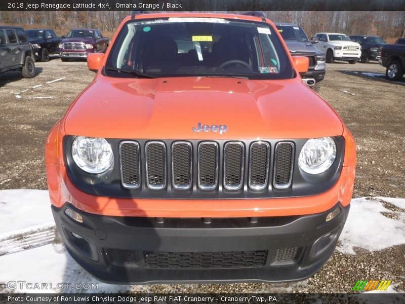 Omaha Orange / Black 2018 Jeep Renegade Latitude 4x4