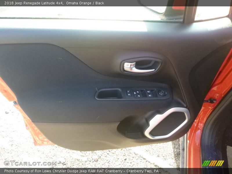 Omaha Orange / Black 2018 Jeep Renegade Latitude 4x4