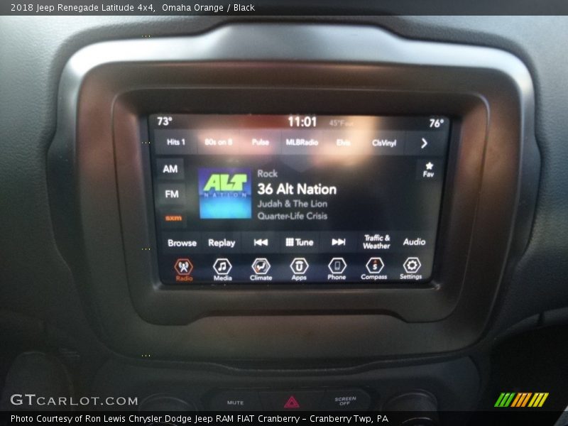 Omaha Orange / Black 2018 Jeep Renegade Latitude 4x4