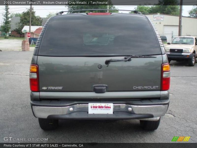 Medium Charcoal Gray Metallic / Tan/Neutral 2001 Chevrolet Tahoe LT