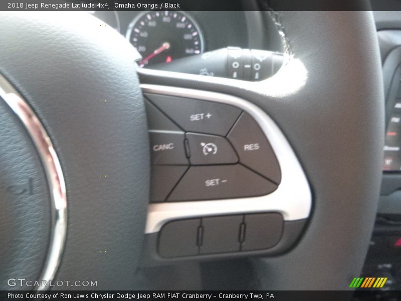 Omaha Orange / Black 2018 Jeep Renegade Latitude 4x4