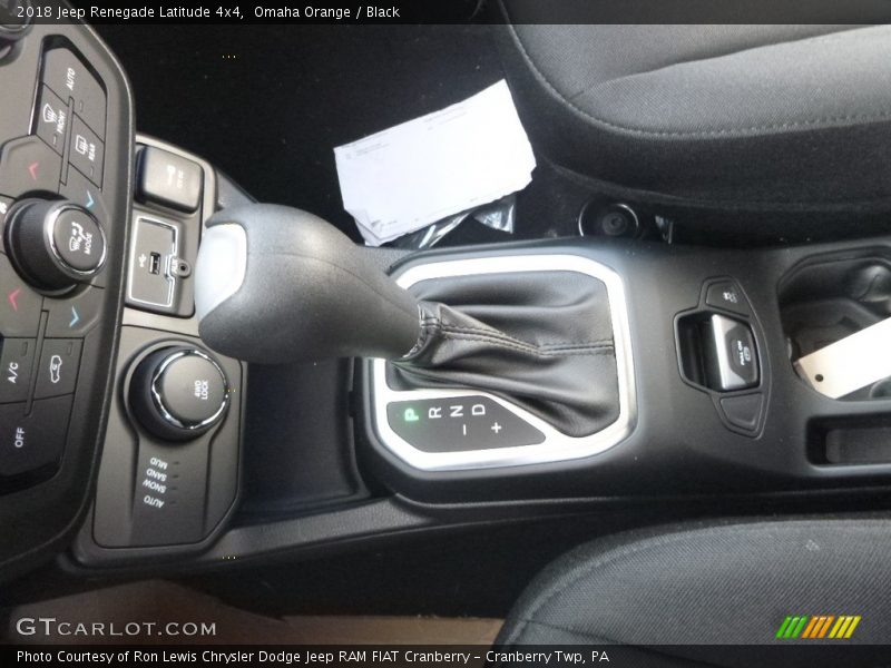 Omaha Orange / Black 2018 Jeep Renegade Latitude 4x4