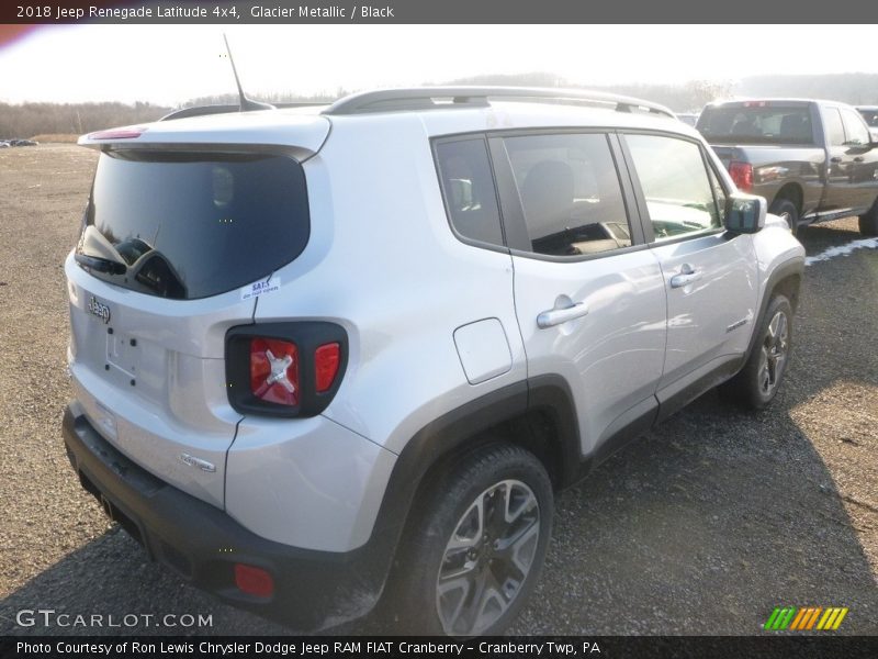 Glacier Metallic / Black 2018 Jeep Renegade Latitude 4x4