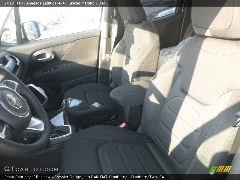 Glacier Metallic / Black 2018 Jeep Renegade Latitude 4x4