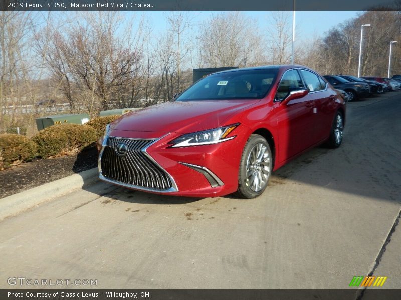 Matador Red Mica / Chateau 2019 Lexus ES 350