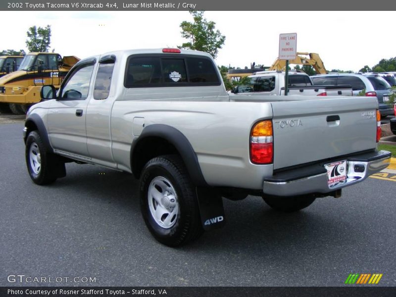 Lunar Mist Metallic / Gray 2002 Toyota Tacoma V6 Xtracab 4x4