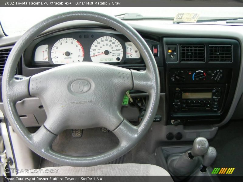 Lunar Mist Metallic / Gray 2002 Toyota Tacoma V6 Xtracab 4x4
