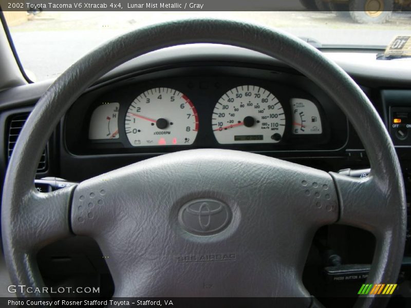 Lunar Mist Metallic / Gray 2002 Toyota Tacoma V6 Xtracab 4x4