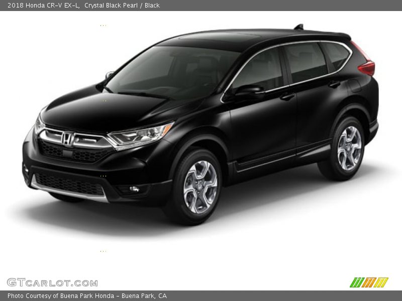 Crystal Black Pearl / Black 2018 Honda CR-V EX-L