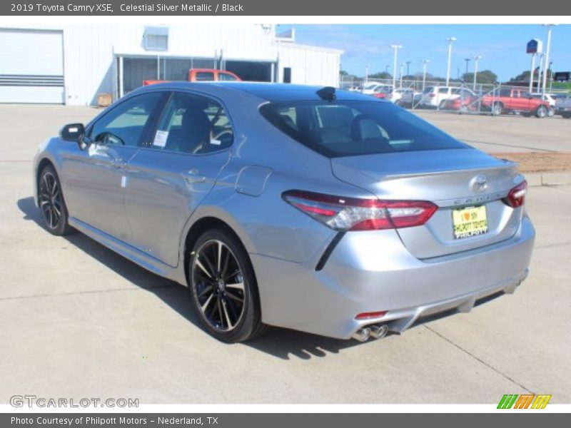 Celestial Silver Metallic / Black 2019 Toyota Camry XSE