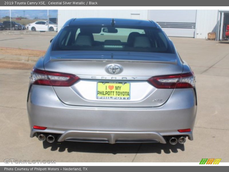 Celestial Silver Metallic / Black 2019 Toyota Camry XSE