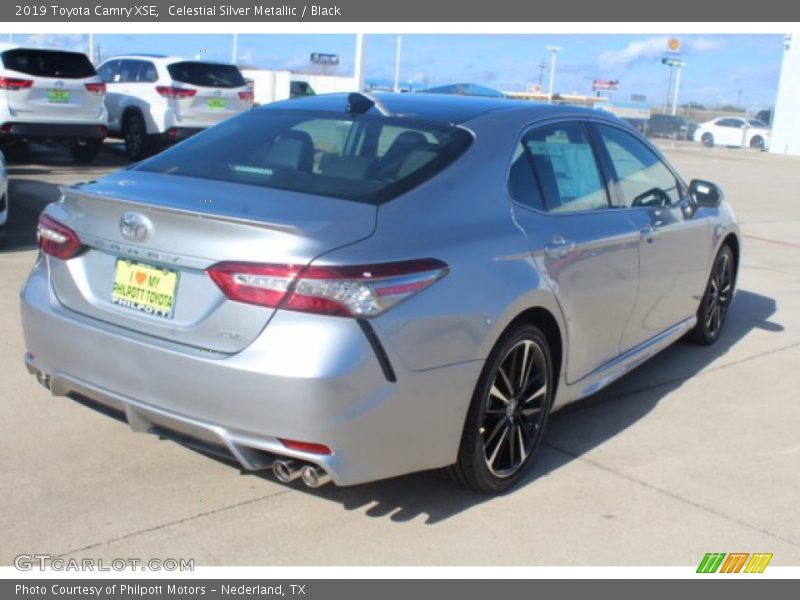 Celestial Silver Metallic / Black 2019 Toyota Camry XSE
