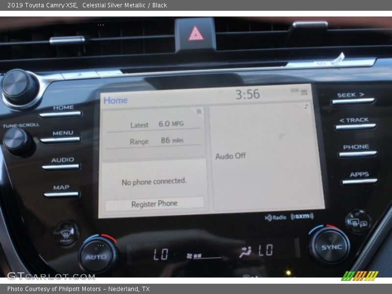 Celestial Silver Metallic / Black 2019 Toyota Camry XSE