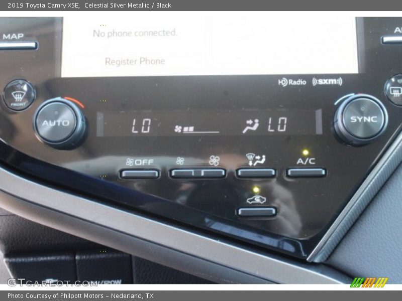 Celestial Silver Metallic / Black 2019 Toyota Camry XSE