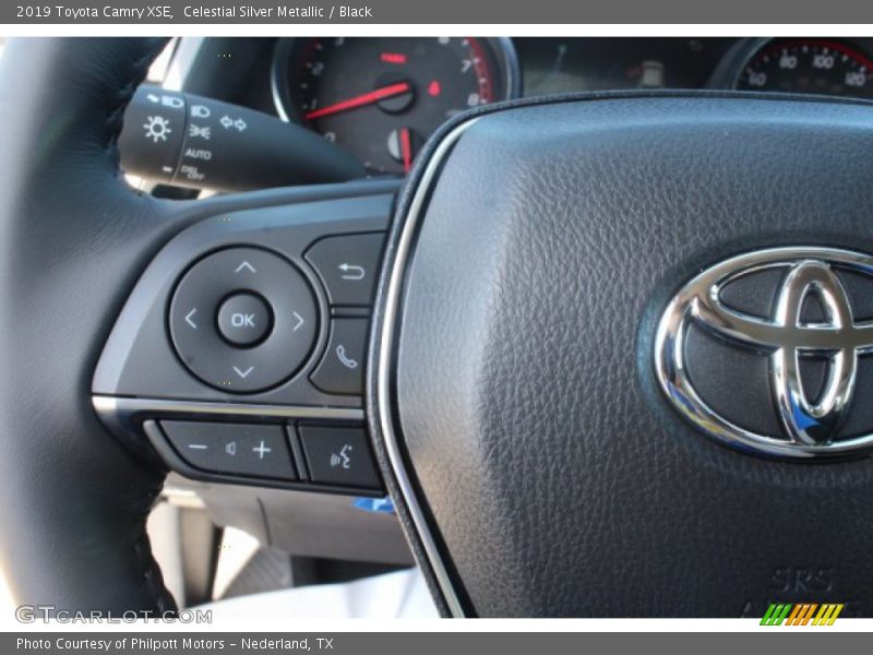 Celestial Silver Metallic / Black 2019 Toyota Camry XSE