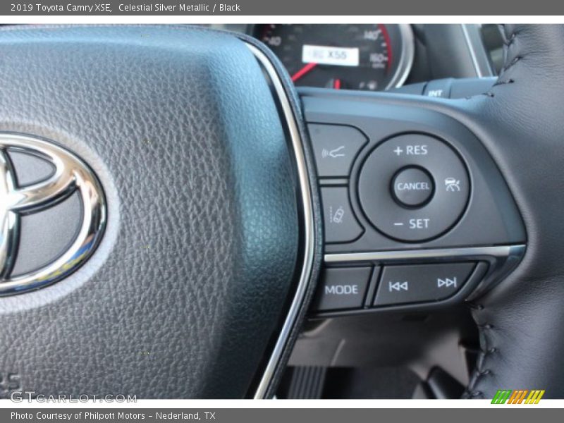 Celestial Silver Metallic / Black 2019 Toyota Camry XSE