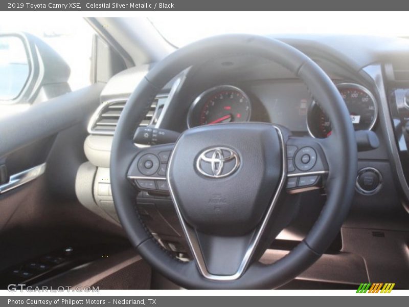 Celestial Silver Metallic / Black 2019 Toyota Camry XSE