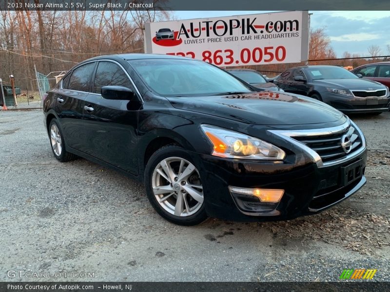 Super Black / Charcoal 2013 Nissan Altima 2.5 SV