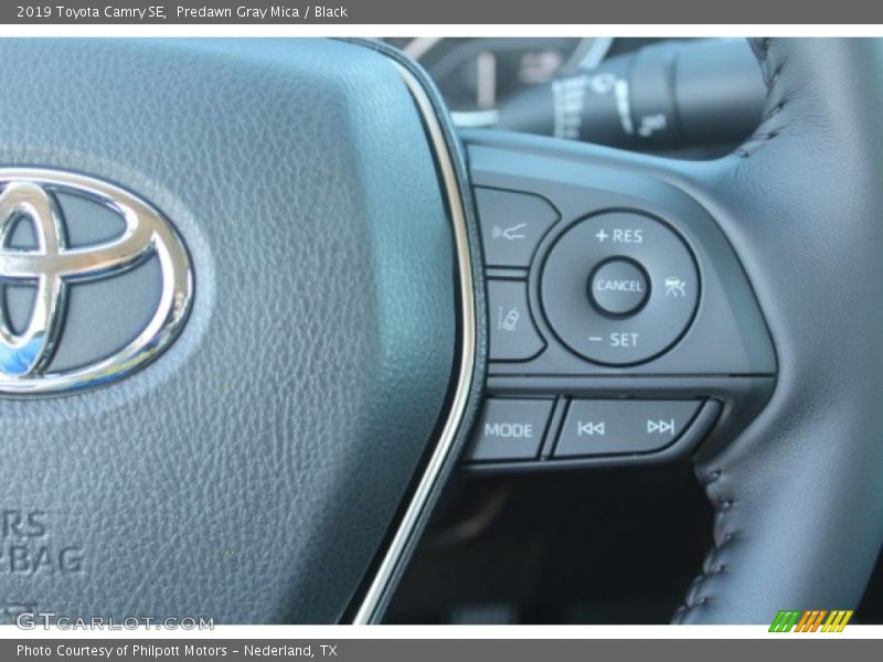 Predawn Gray Mica / Black 2019 Toyota Camry SE