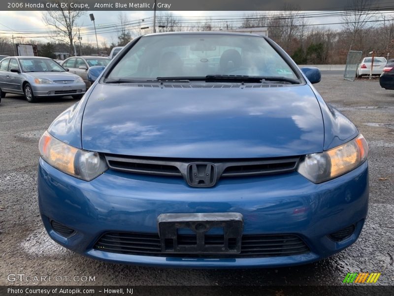Atomic Blue Metallic / Gray 2006 Honda Civic EX Coupe
