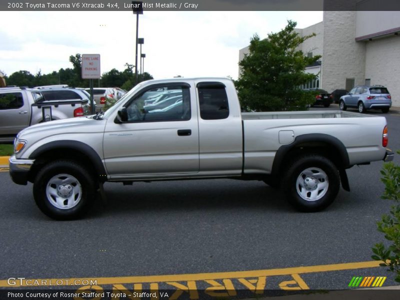 Lunar Mist Metallic / Gray 2002 Toyota Tacoma V6 Xtracab 4x4