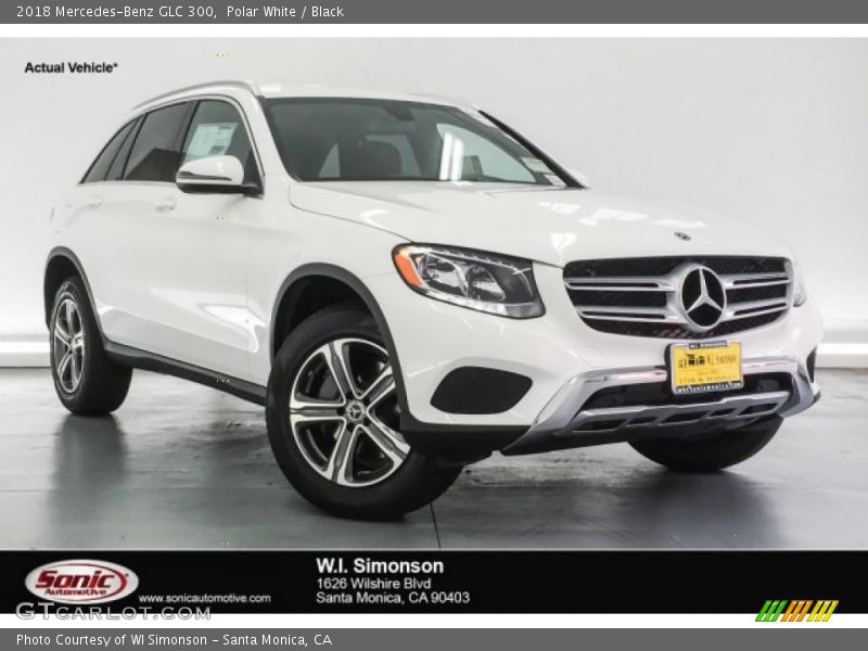 Polar White / Black 2018 Mercedes-Benz GLC 300
